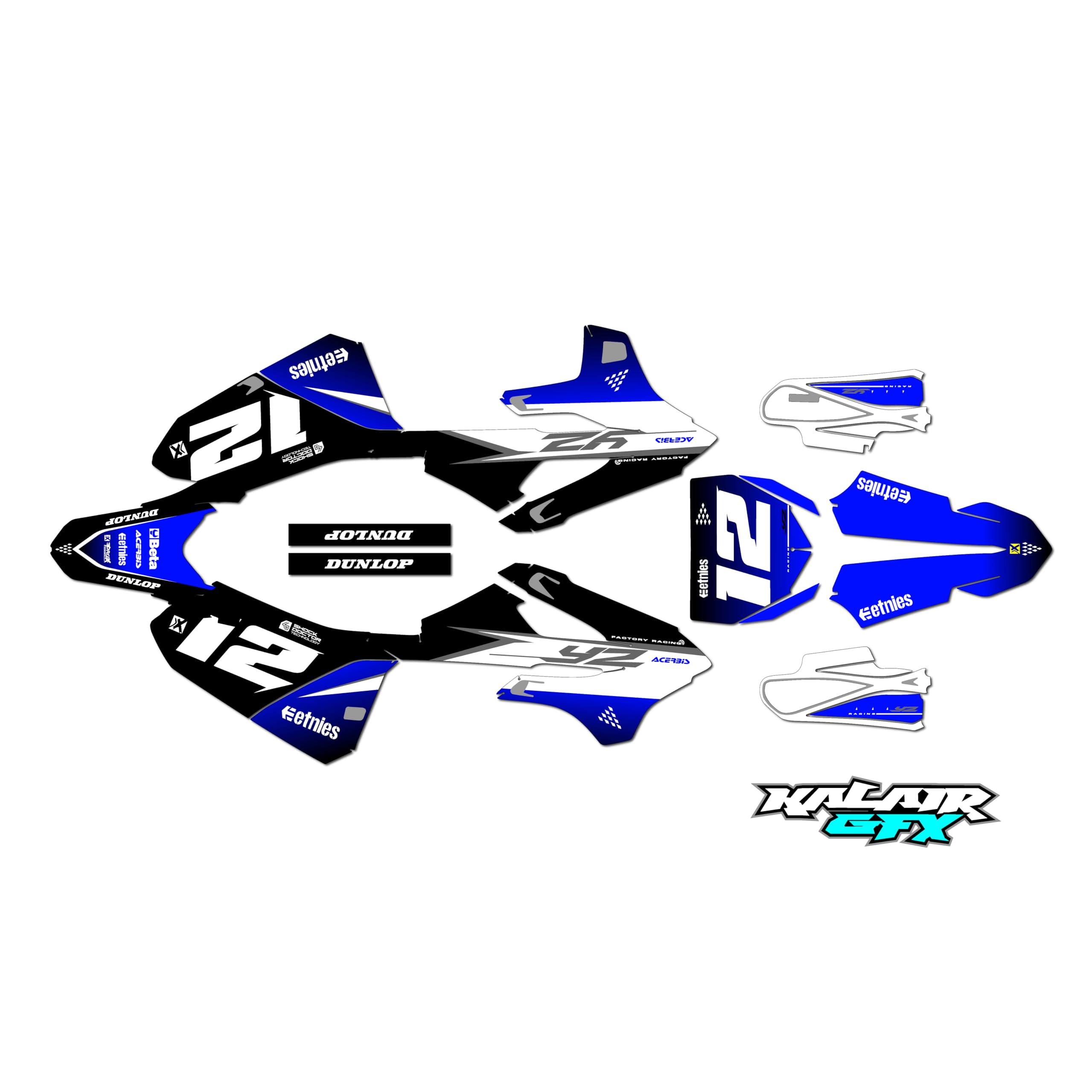 Amazon.com: Kalair GFX Graphics Kit for Yamaha YZ 85 (2022